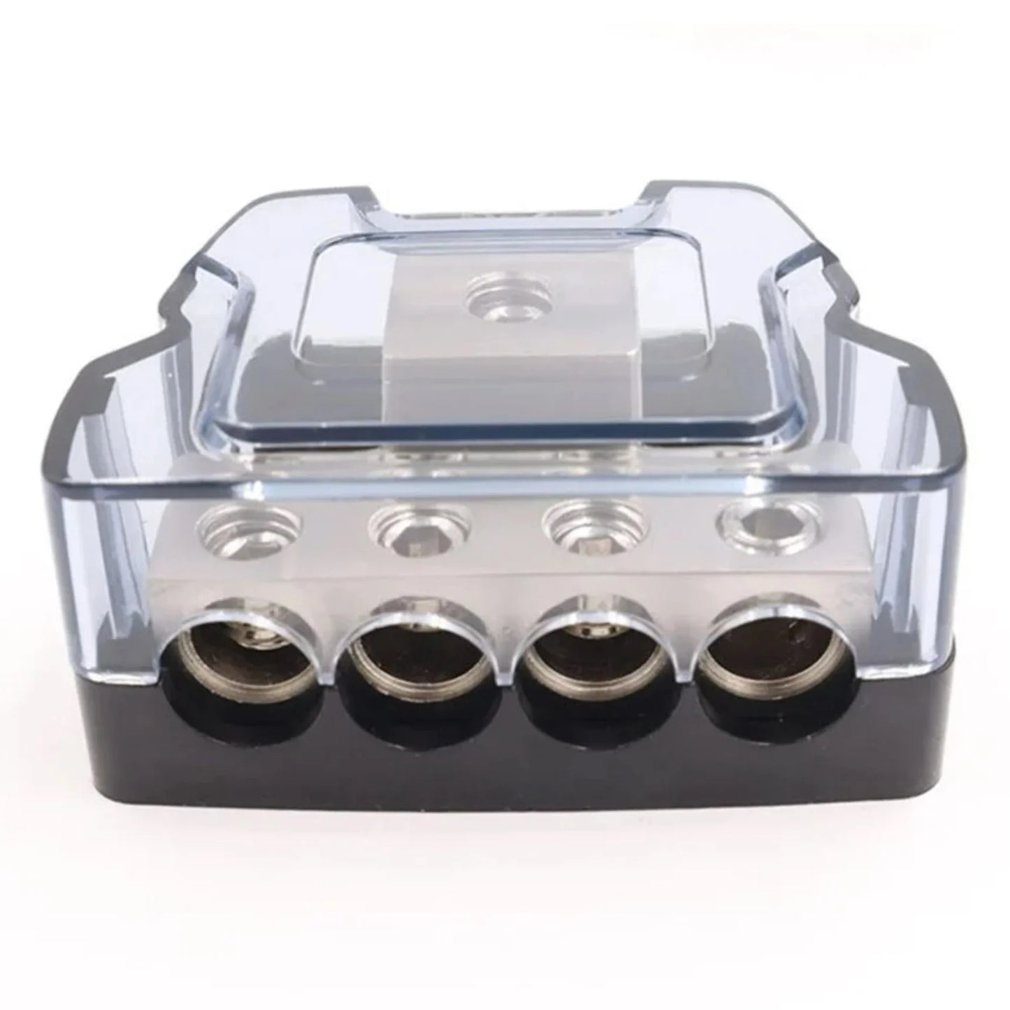 4 Way Distribution Block 0 AWG In, 4 AWG Out Car Audio Amp Power Ground Distributor