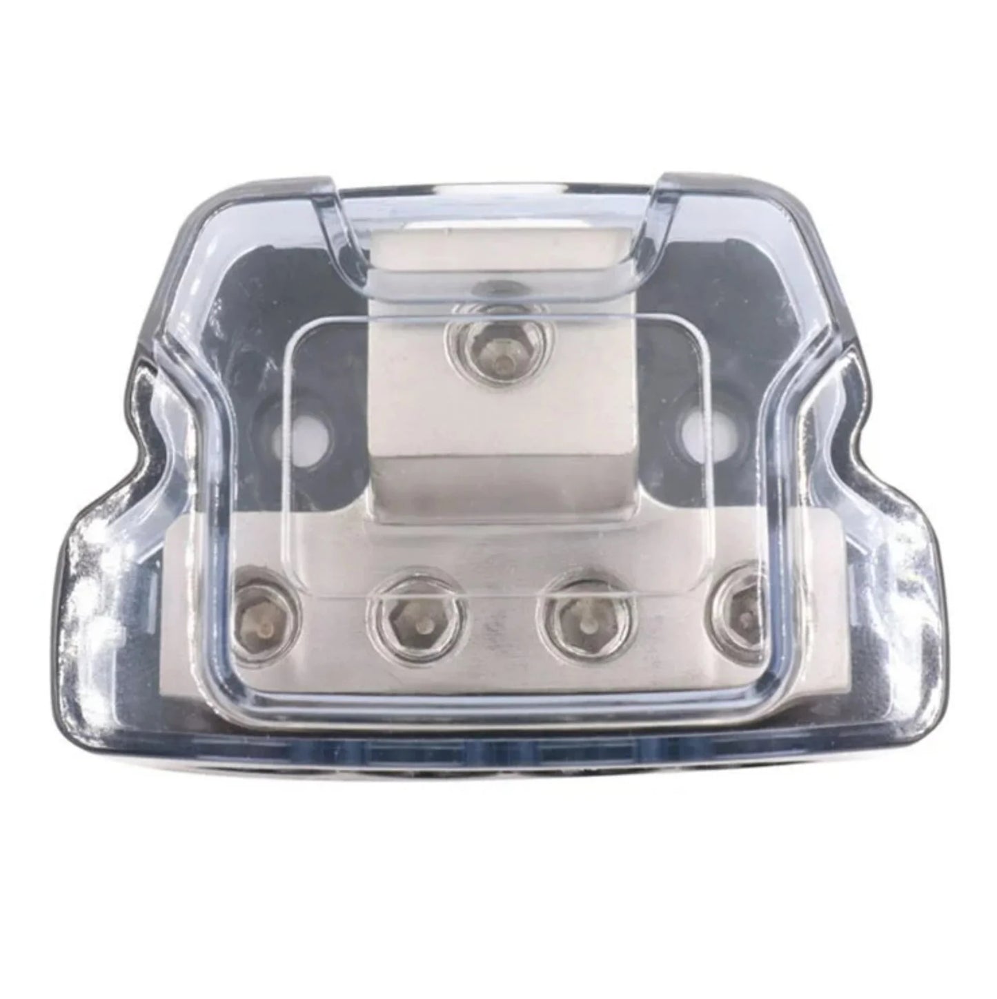 4 Way Distribution Block 0 AWG In, 4 AWG Out Car Audio Amp Power Ground Distributor