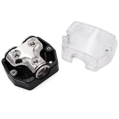 2 Way Distribution Block 0-4 AWG In, 0-4 AWG Out Power or Ground